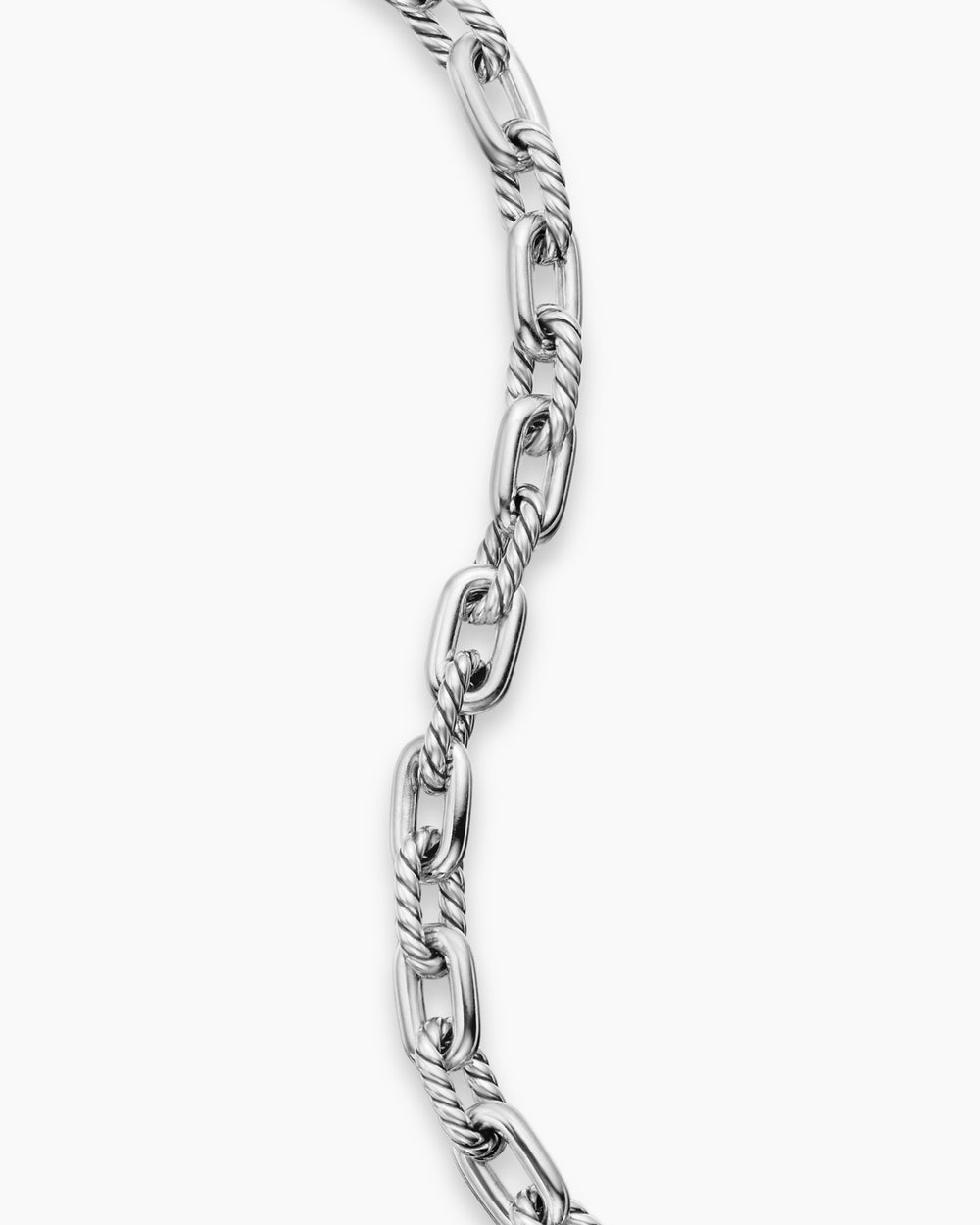 Womens DY Madison Chain Bracelet in Sterling Silver, 5.5mm
