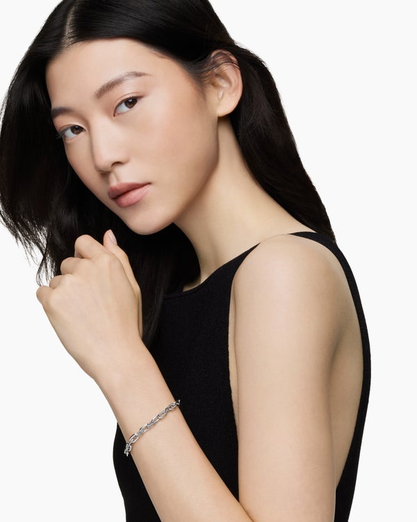 DY Madison Chain Bracelet in Sterling Silver, 5.5mm