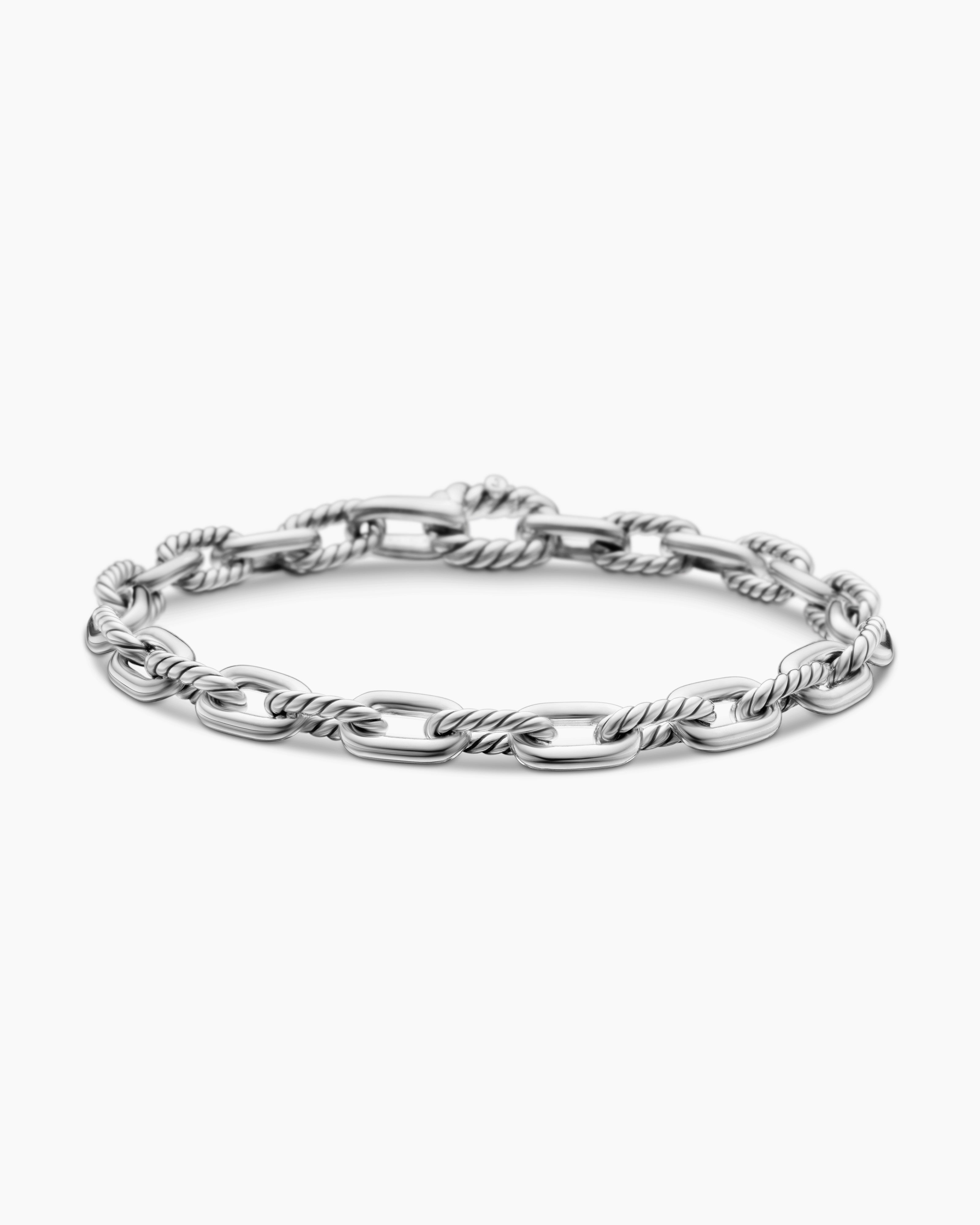 Buy BIS Hallmarked 925 Sterling Silver Designer Chain Link Bracelet for Men  8.5 Inches
