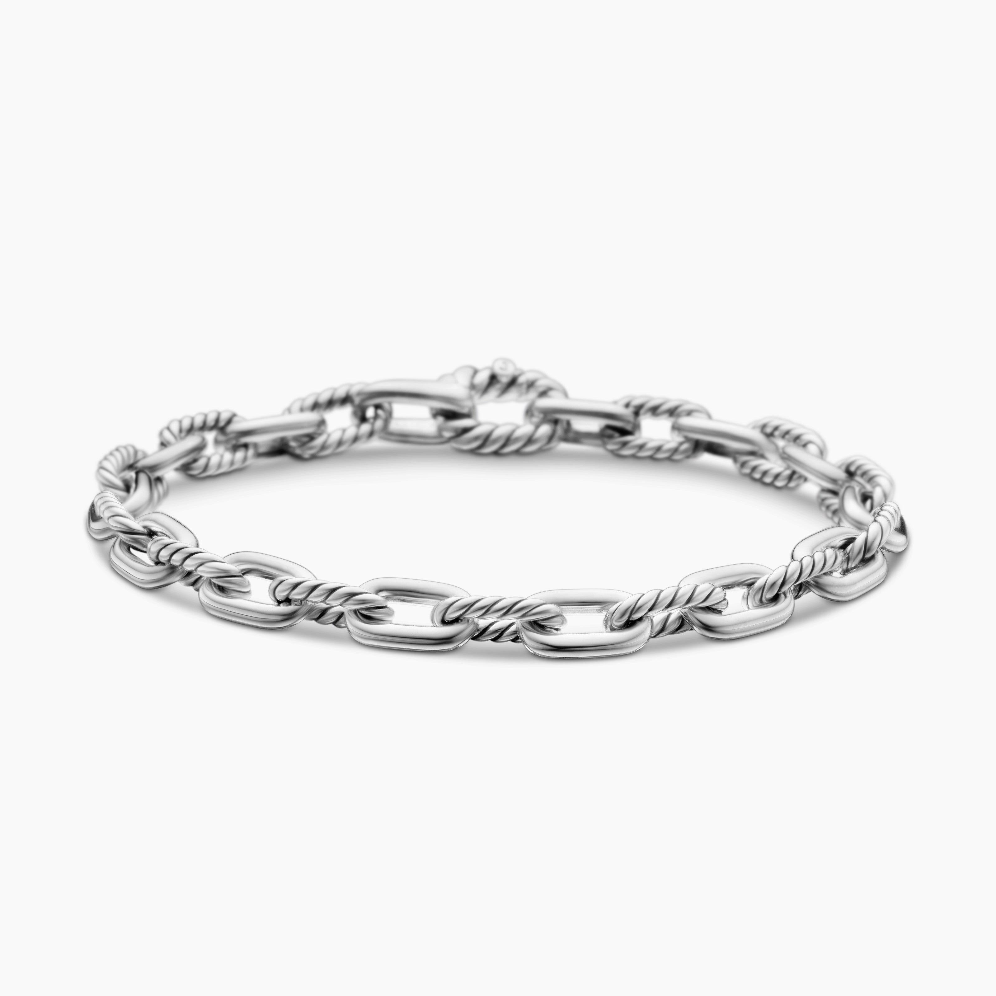 Womens DY Madison Chain Bracelet in Sterling Silver, 5.5mm