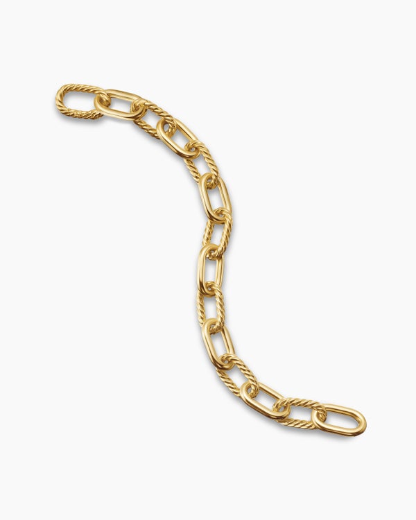 DY Madison Chain Bracelet in 18K Yellow Gold, 11mm