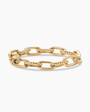 Bracelet chaîne DY Madison® en or jaune 18 carats, 11 mm