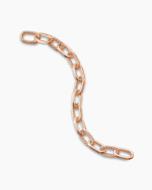DY Madison® Chain Bracelet in 18K Rose Gold, 11mm