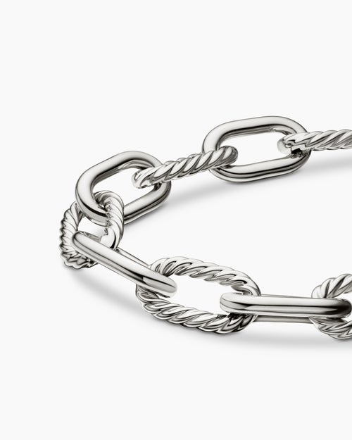 Womens DY Madison Chain Bracelet in Sterling Silver, 11mm