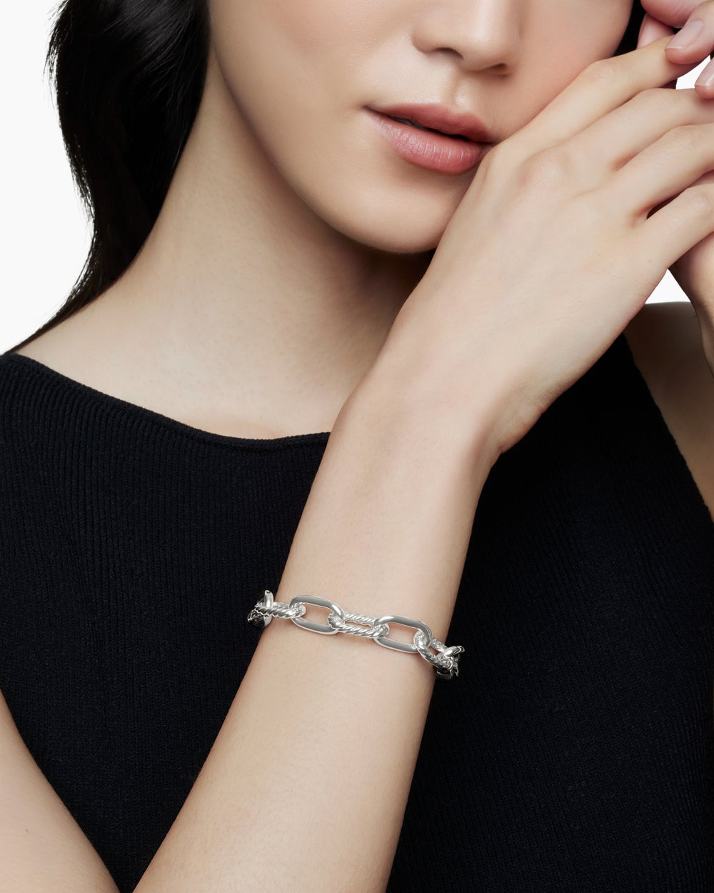 DY Madison Chain Bracelet in Sterling Silver, 11mm