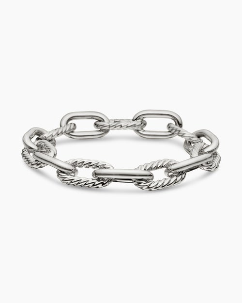 Womens DY Madison Chain Bracelet in Sterling Silver, 11mm