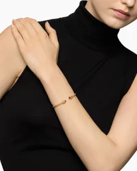 Renaissance® Cablespira Bracelet in 18K Yellow Gold with Rubies, 3.5mm