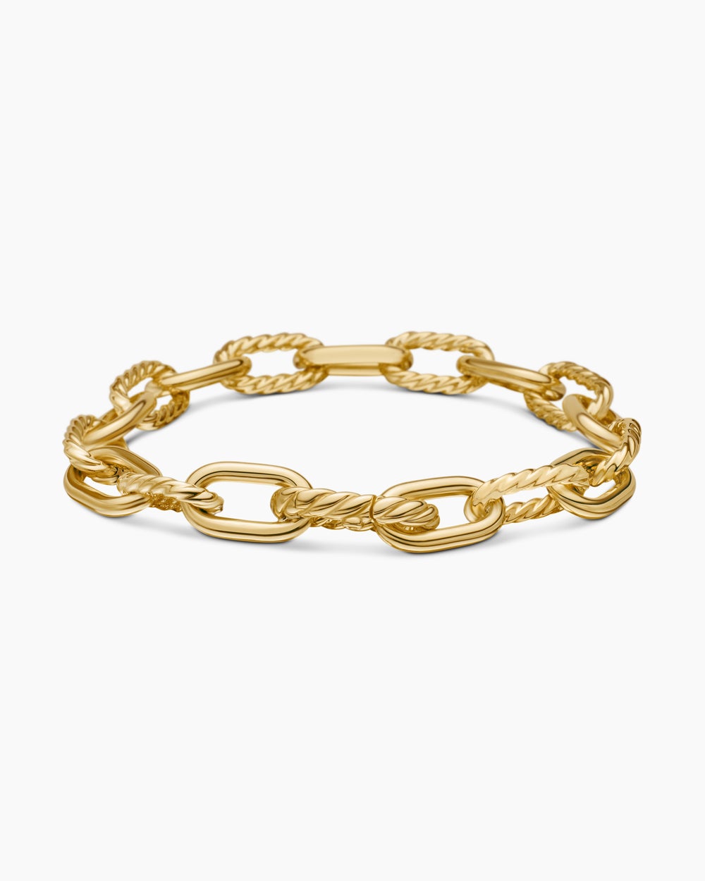 Bracelet chaîne DY Madison en or jaune 18 carats, 8,5 mm femmes