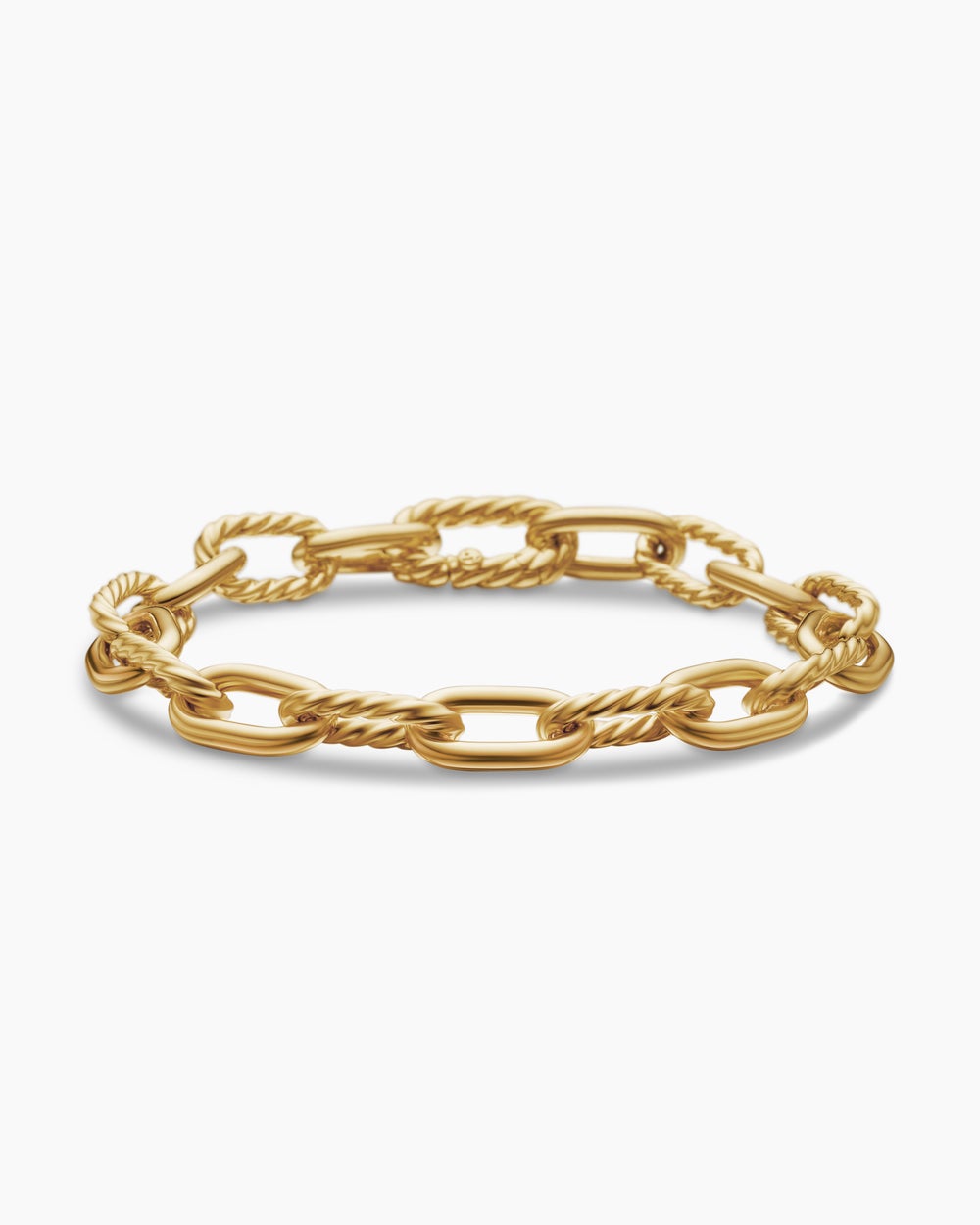 Bracelet chaîne DY Madison en or jaune 18 carats, 8,5 mm femmes
