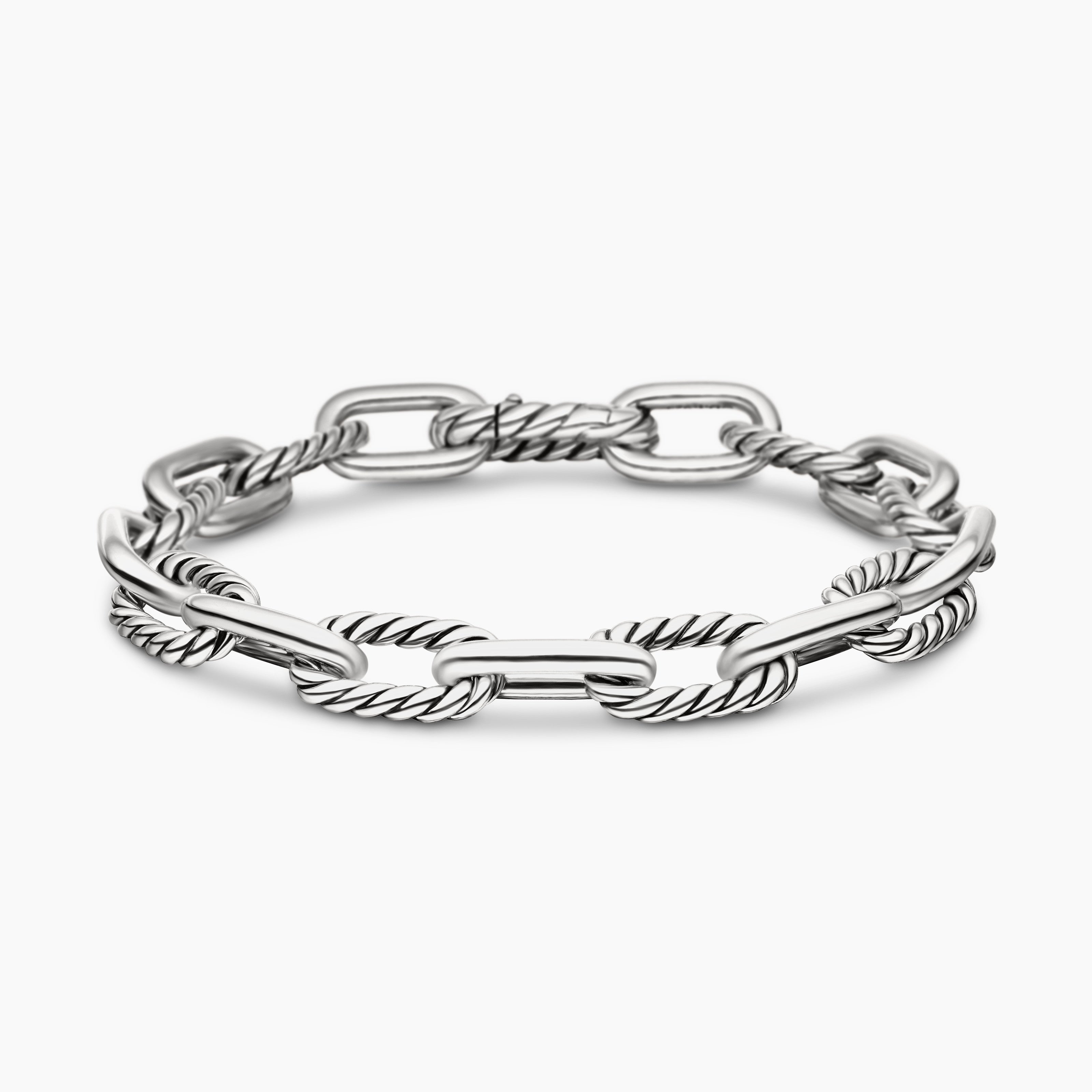 Womens DY Madison Chain Bracelet in Sterling Silver, 8.5mm
