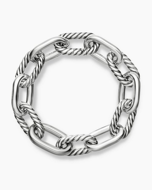 Womens DY Madison Chain Bracelet in Sterling Silver, 13.5mm