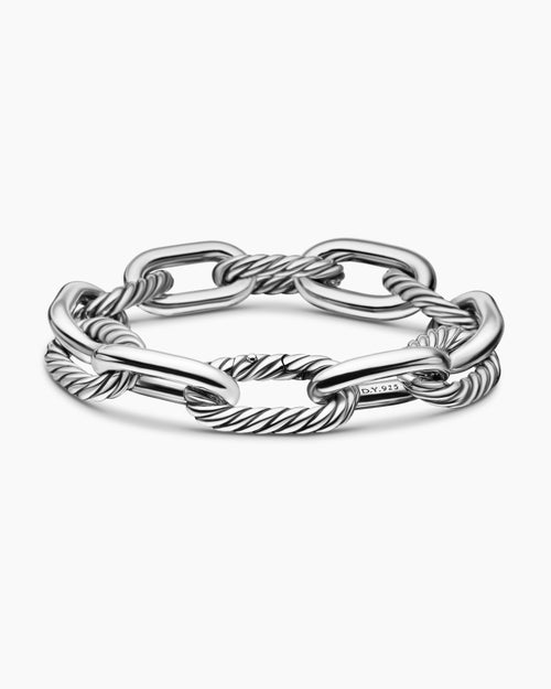 Womens DY Madison Chain Bracelet in Sterling Silver, 13.5mm