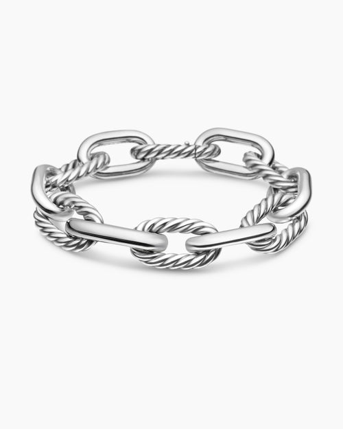 Womens DY Madison Chain Bracelet in Sterling Silver, 13.5mm