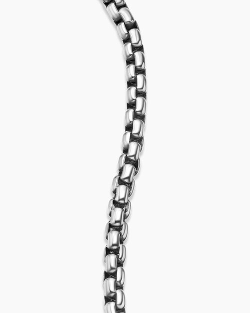 Womens DY Bel Aire Box Chain Bracelet in Sterling Silver with 14K Yellow Gold, 4mm