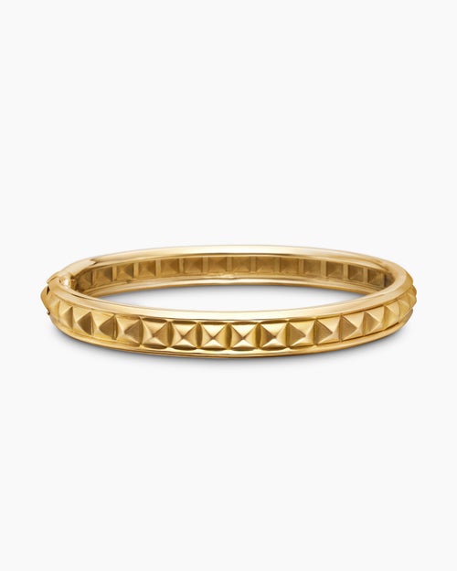 Womens Modern Renaissance® Pyramid Bracelet in 18K Yellow Gold, 8mm