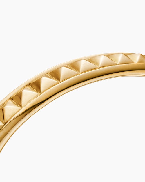 Womens Modern Renaissance® Pyramid Bracelet in 18K Yellow Gold, 8mm