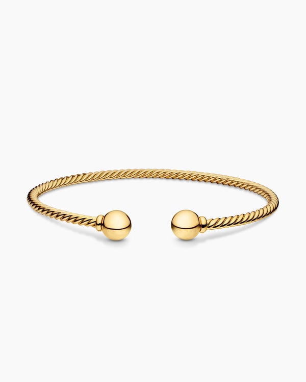 Solari Cablespira Bracelet in 18K Yellow Gold, 2.6mm