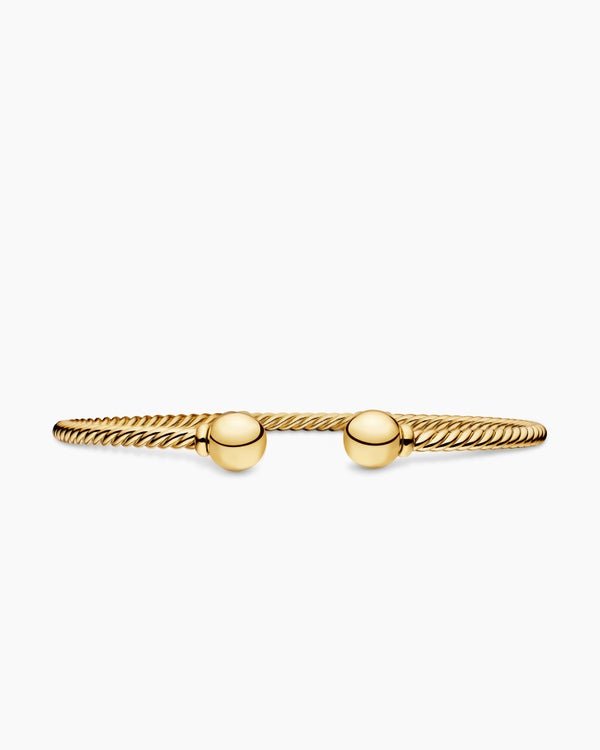 Solari Cablespira Bracelet in 18K Yellow Gold, 2.6mm