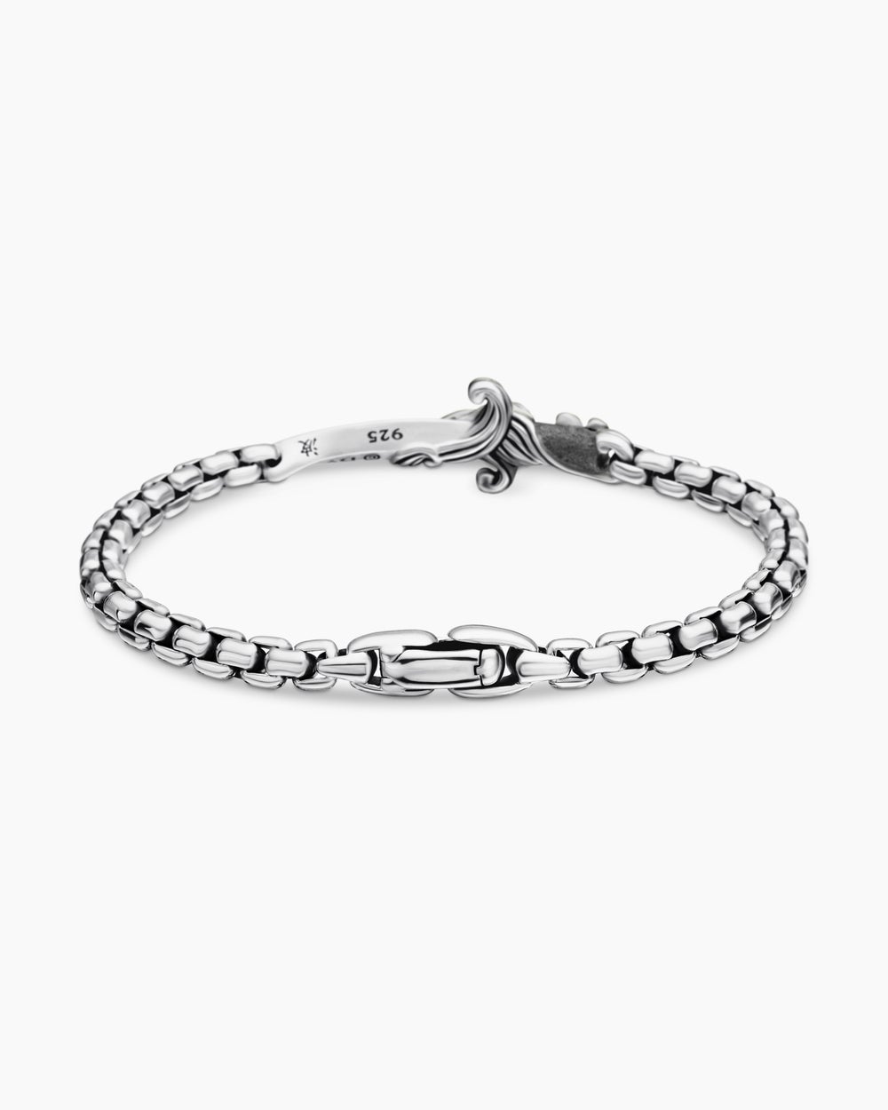 Bracelet avec dague Waves en argent sterling, 5 mm hommes