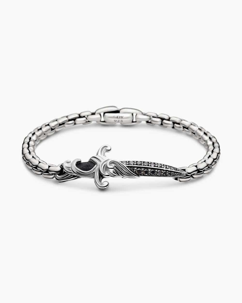 Bracelet avec dague Waves en argent sterling, 5 mm hommes