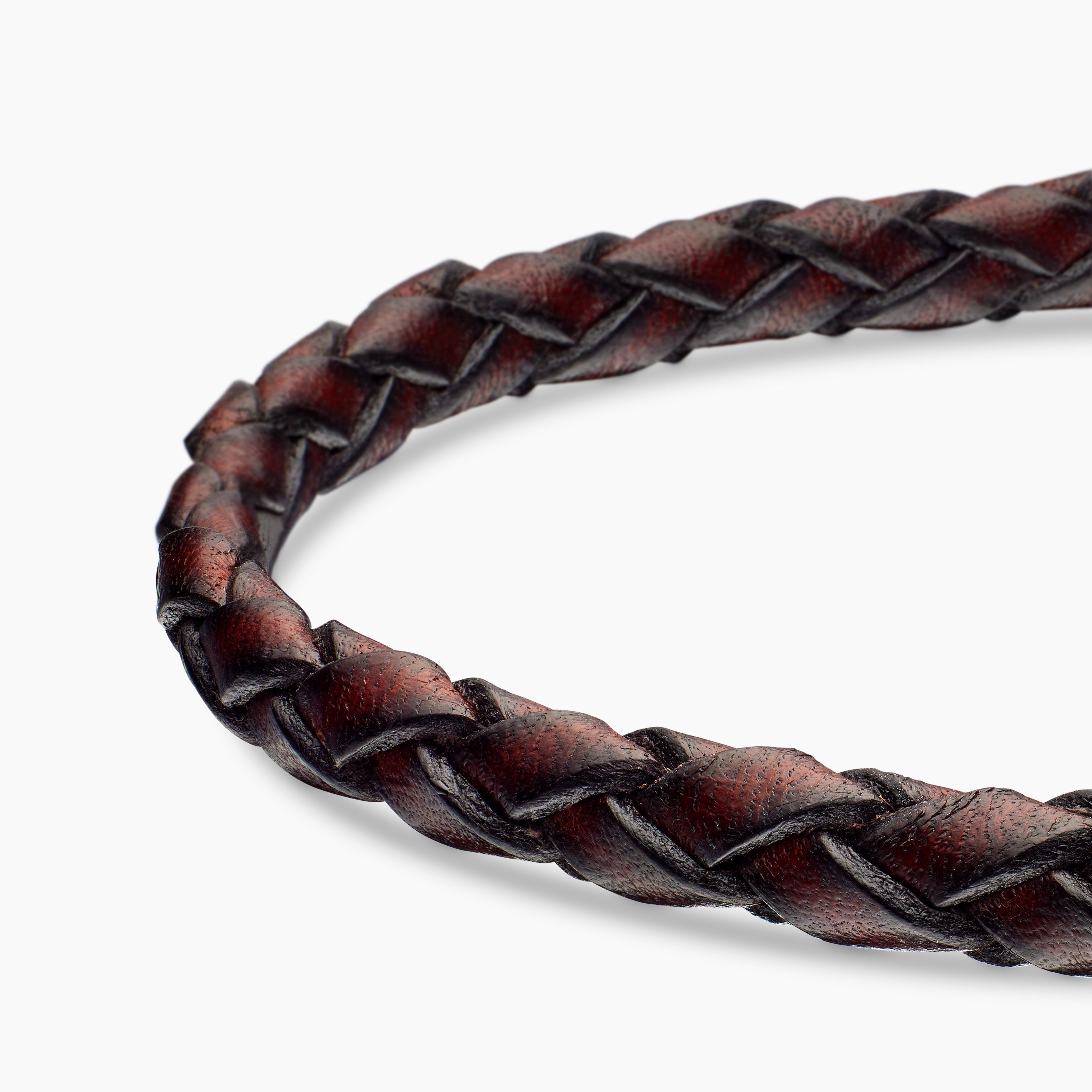 Armory Leather Bracelet with Sterling Silver, 6.6mm | David Yurman