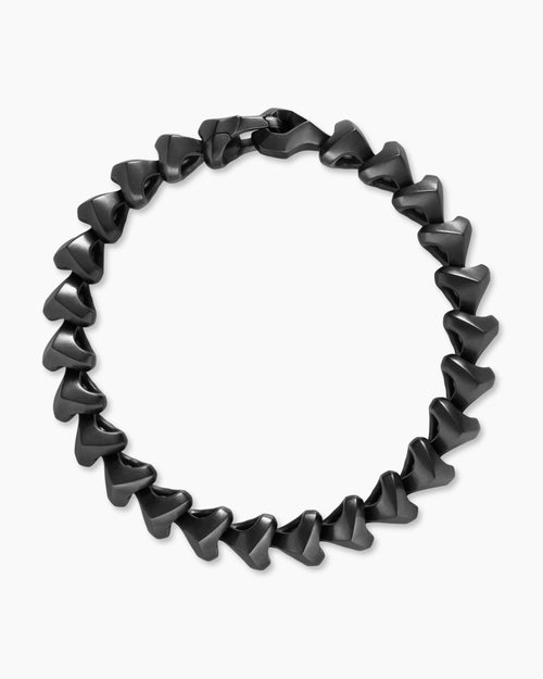Mens Armory® Link Bracelet in Black Titanium, 9.5mm