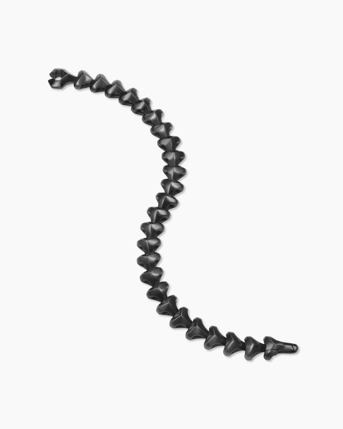 Mens Armory Link Bracelet in Black Titanium, 9.5mm