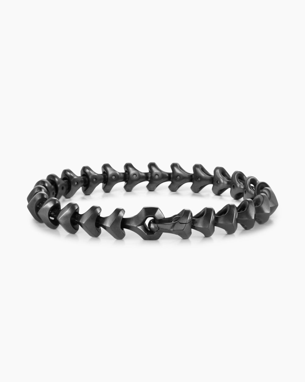 Mens Armory Link Bracelet in Black Titanium, 9.5mm