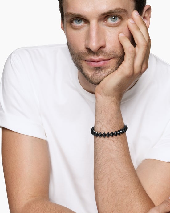 Armory® Link Bracelet in Black Titanium, 9.5mm