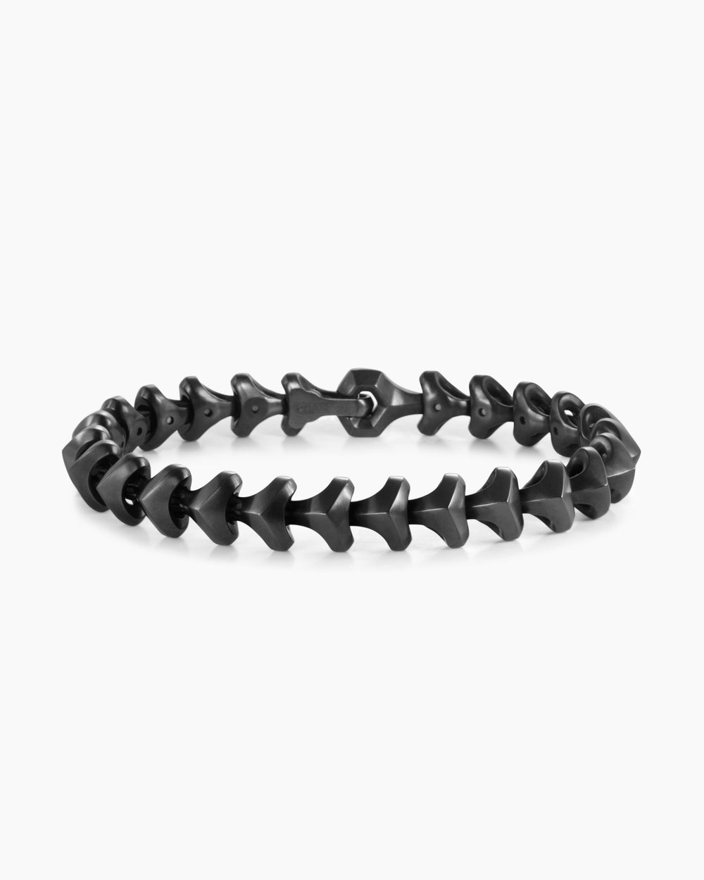 Mens Armory Link Bracelet in Black Titanium, 9.5mm