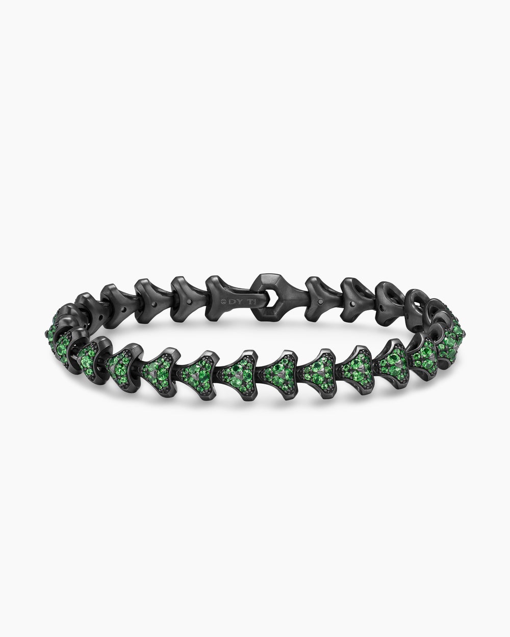 Mens Armory Link Bracelet in Black Titanium, 9.5mm