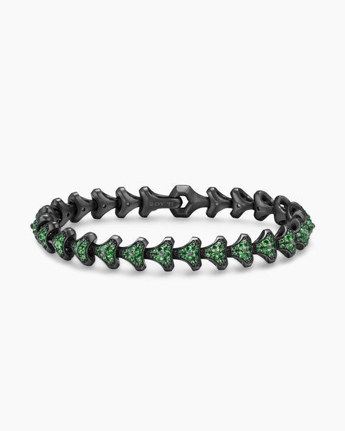 Mens Armory Link Bracelet in Black Titanium, 9.5mm