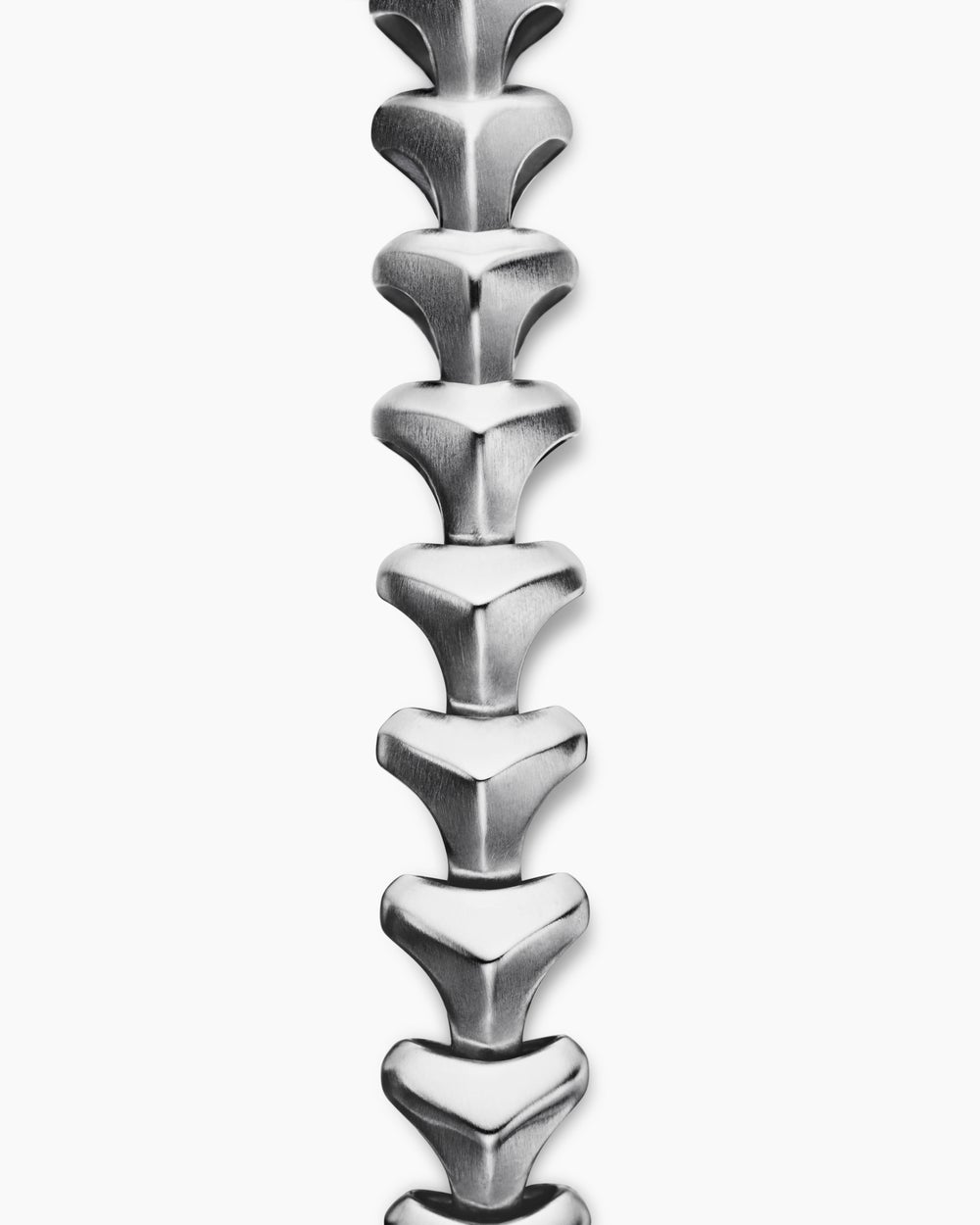 Mens Armoury Link Bracelet in Sterling Silver, 9.5mm