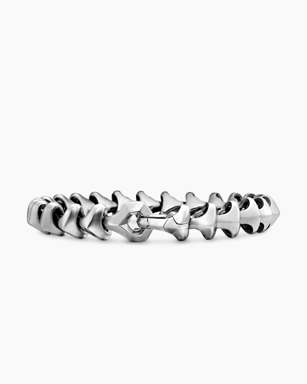 Mens Armoury Link Bracelet in Sterling Silver, 9.5mm