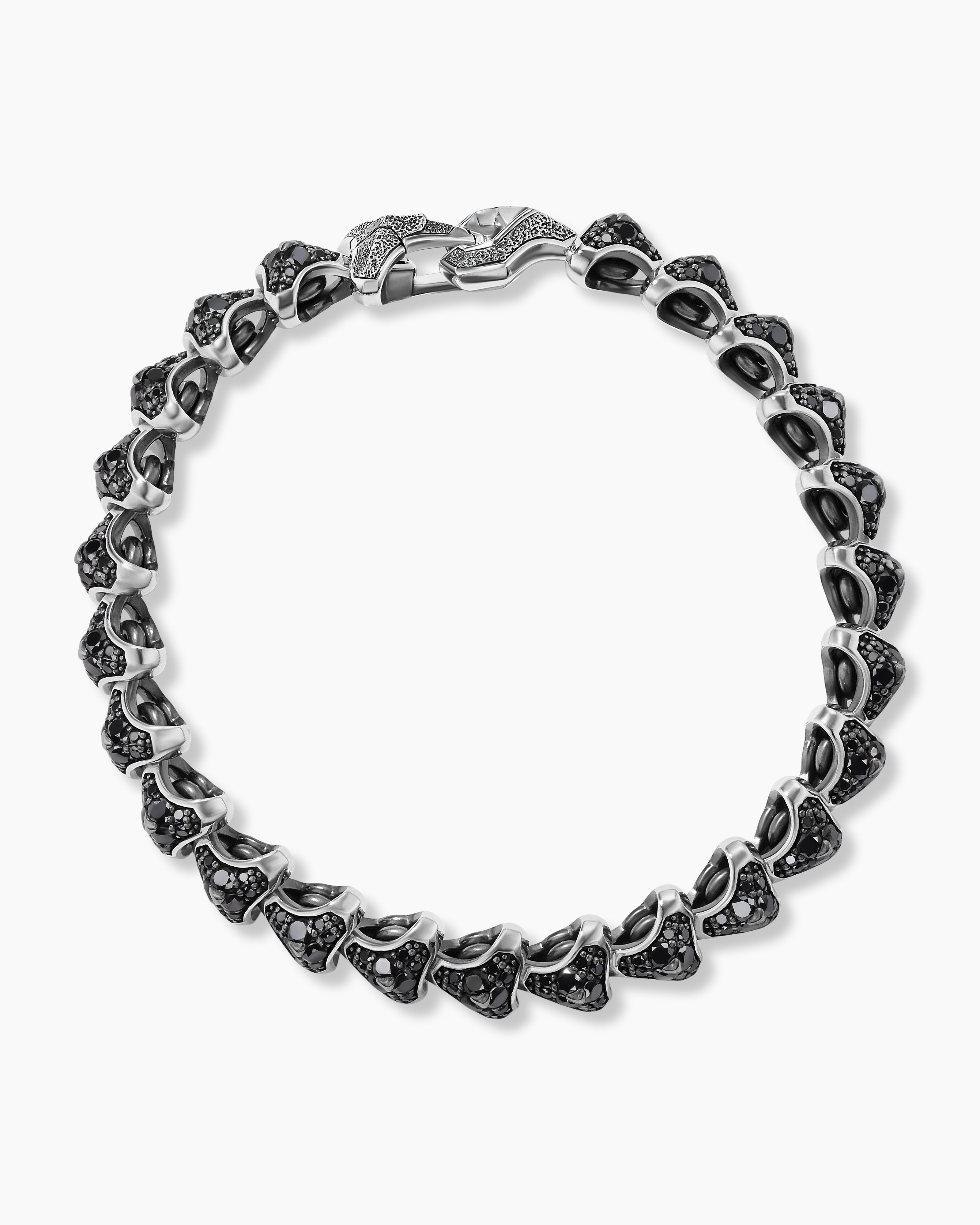 92.5 Silver With Marcasite Stones Bracelet For Girls - Silver Palace