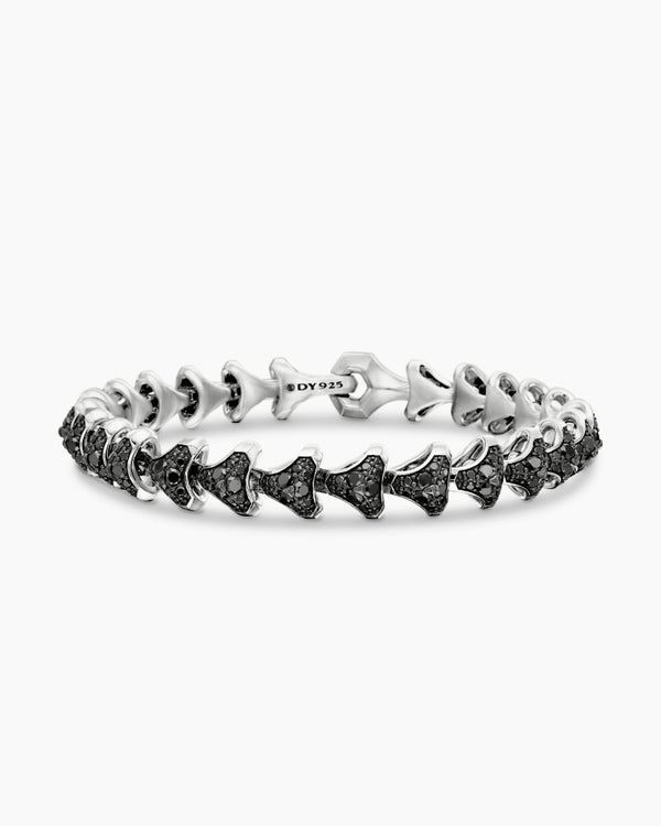 Bracelet à maillons Armory en argent sterling avec pavé, 9,5 mm