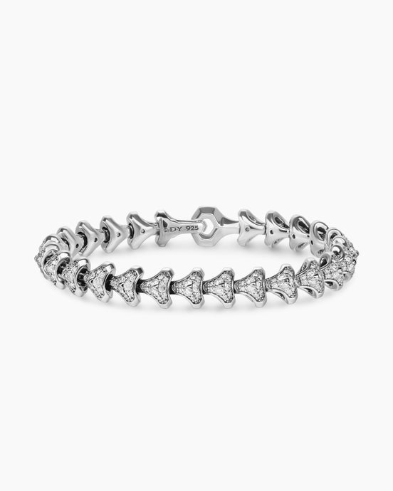 Armory Link Bracelet in Sterling Silver, 9.5mm