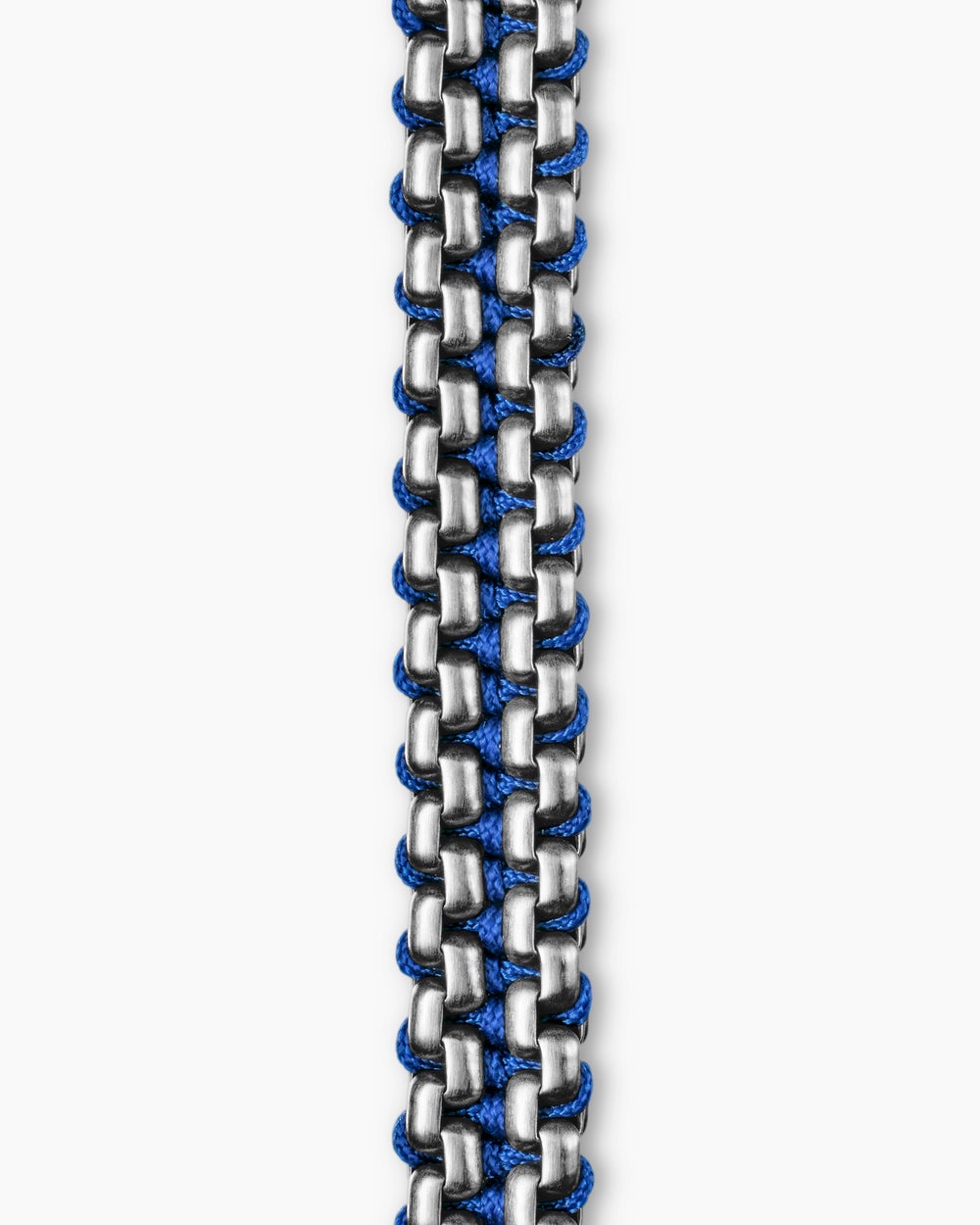 Bracelet Box Chain tissé en argent sterling, 10 mm hommes