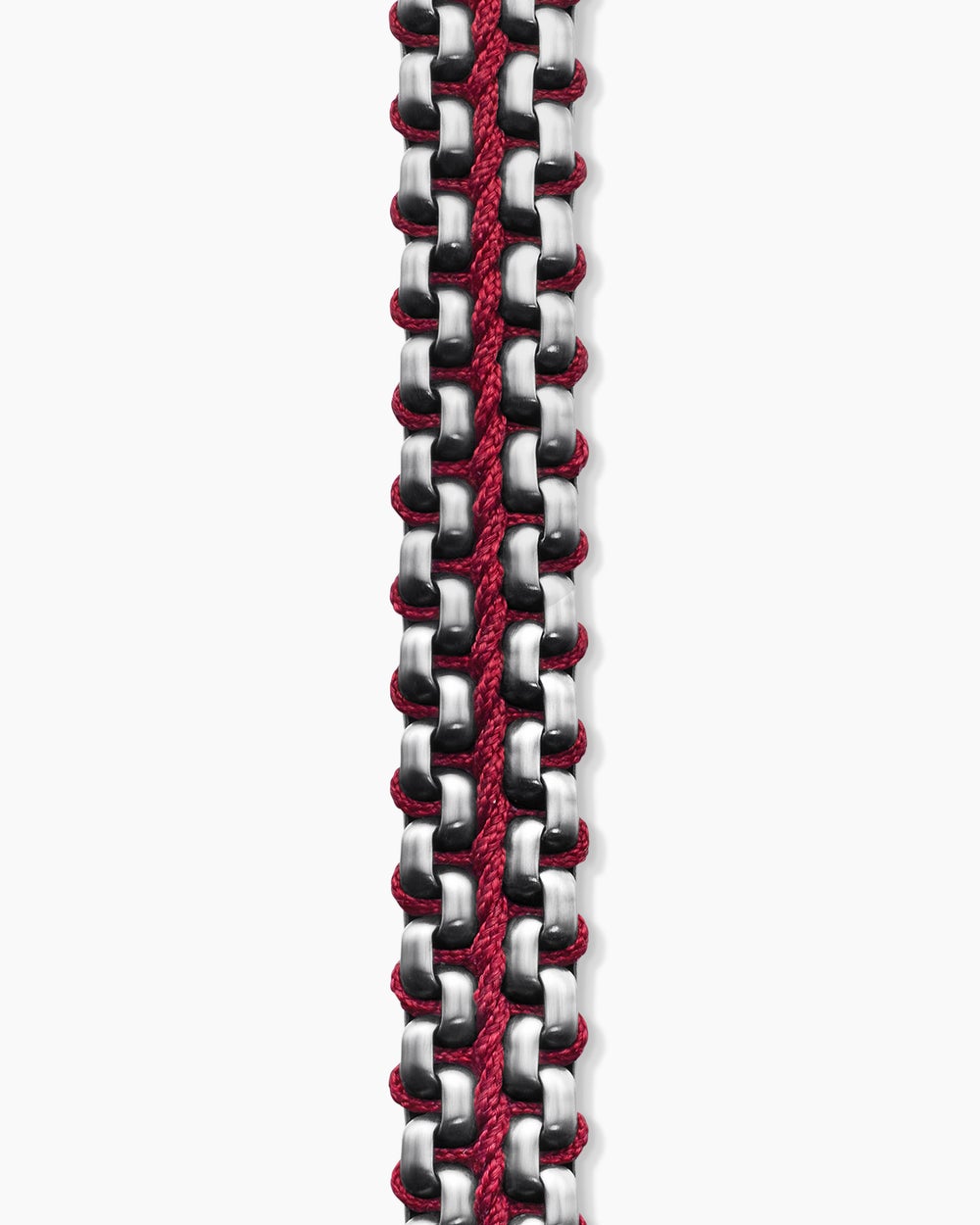 Bracelet Box Chain tissé en argent sterling, 10 mm hommes