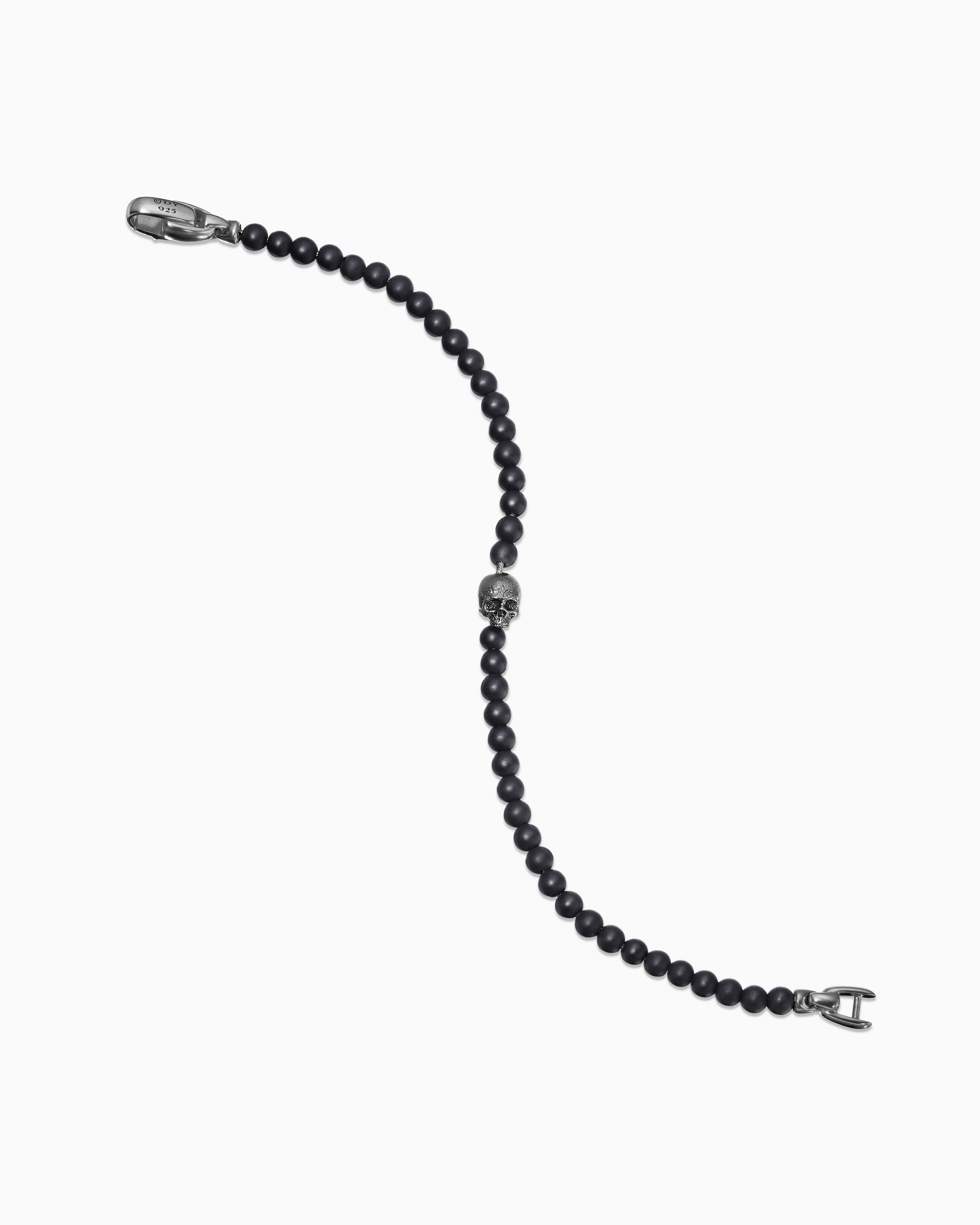 Black Obsidian Skull Bracelet – Wandering Willow Designs