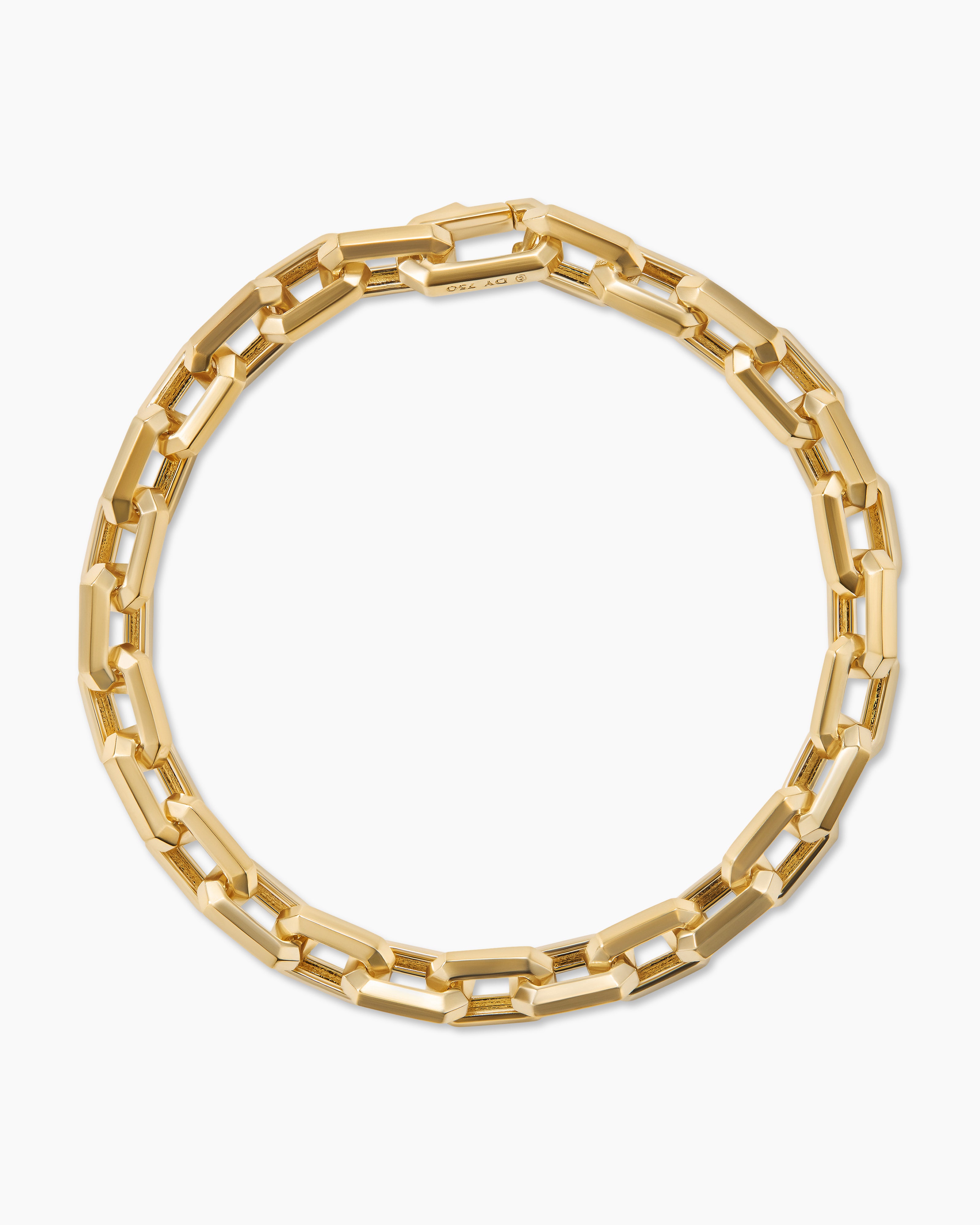 Large Gold Oval Linked Bracelet - Tilly Sveaas Jewellery