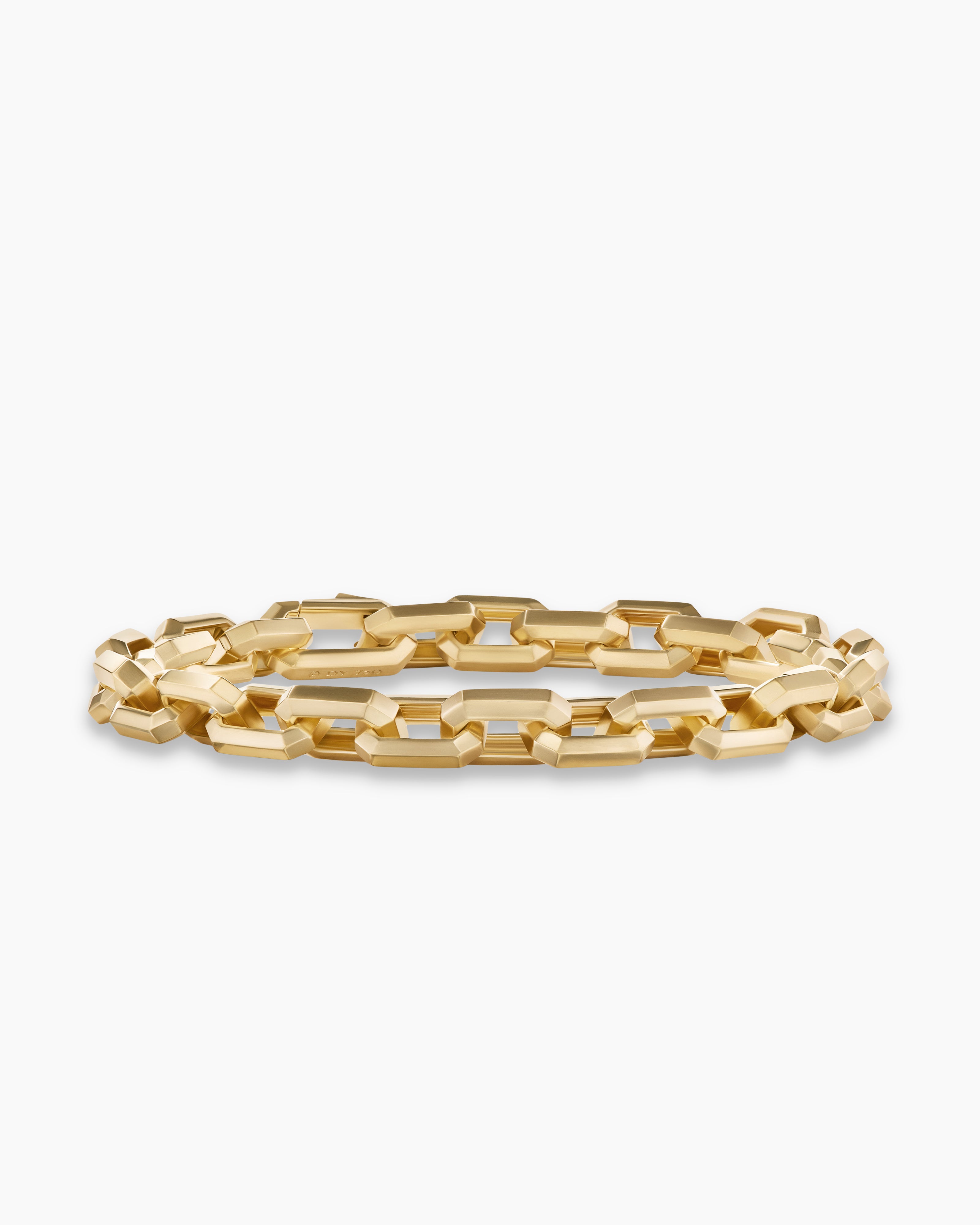  LUREME 18K Gold Stainless Steel Multi Chains Bracelet