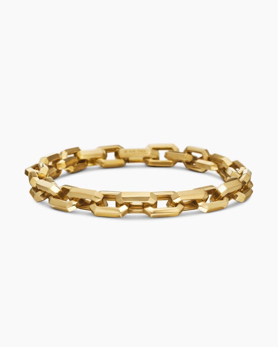 Streamline Heirloom Chain Link Bracelet in 18K Yellow Gold, 7.5mm