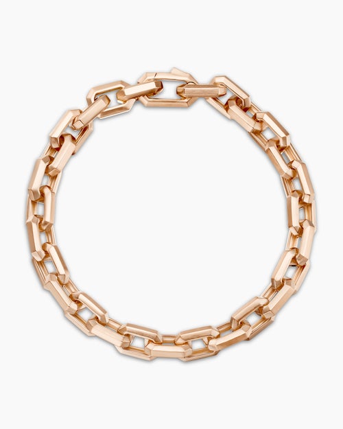 Mens Streamline® Heirloom Chain Link Bracelet in 18ct Rose Gold, 7.5mm