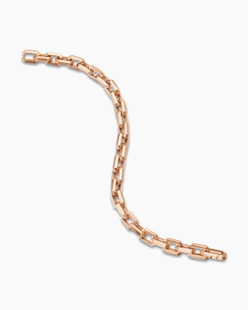 Mens Streamline® Heirloom Chain Link Bracelet in 18ct Rose Gold, 7.5mm
