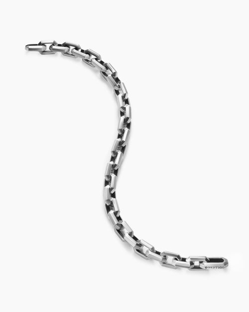 Mens Streamline® Heirloom Chain Link Bracelet in Platinum, 7.5mm