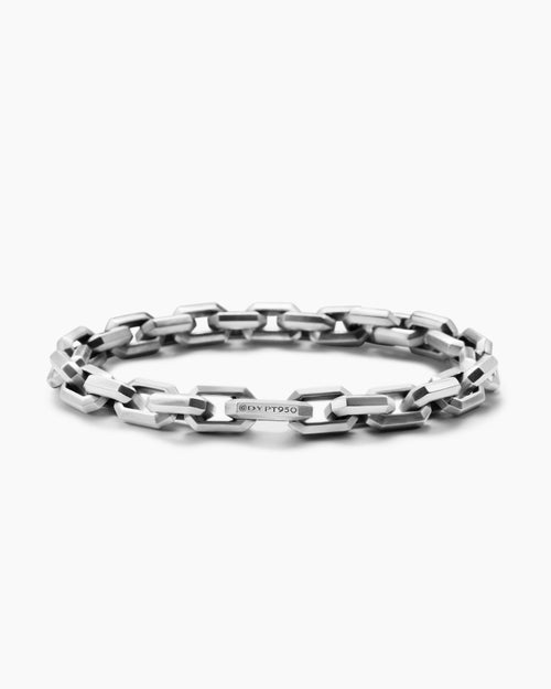 Mens Streamline® Heirloom Chain Link Bracelet in Platinum, 7.5mm