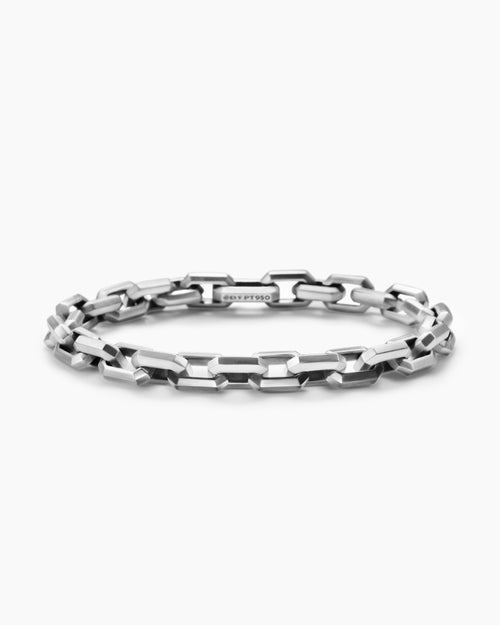 Mens Streamline® Heirloom Chain Link Bracelet in Platinum, 7.5mm