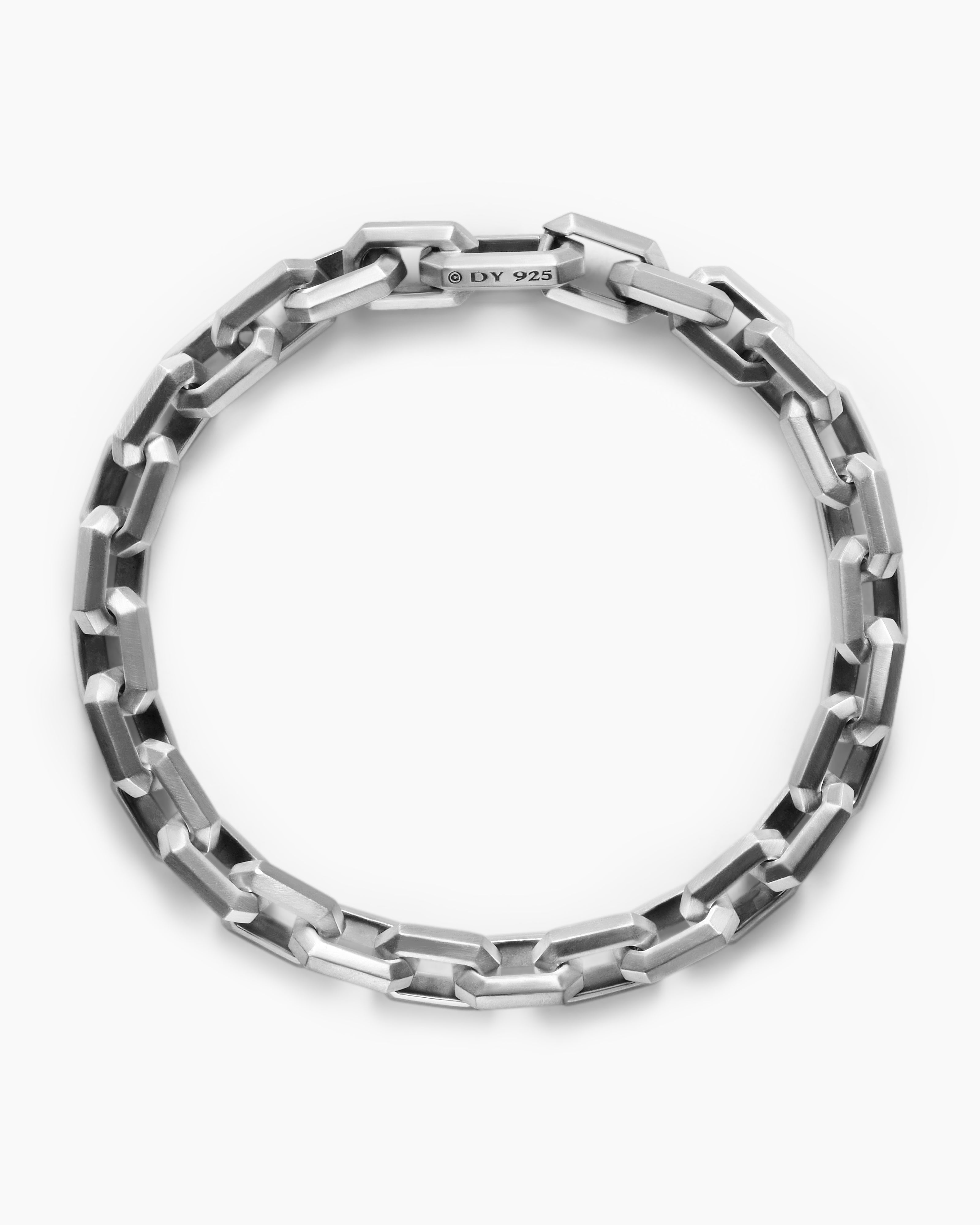 10 mm Gilded Sterling Silver Heavy Cuban Chain Bracelet for Men | JFM – J F  M