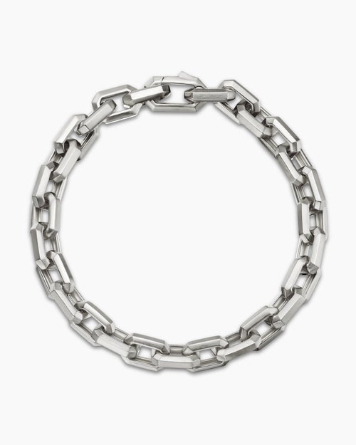 Mens Streamline Heirloom Chain Link Bracelet in Sterling Silver, 7.5mm